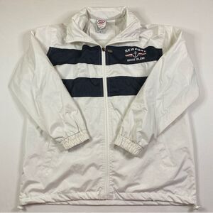 Newport‎ Rhode Island Windbreaker Jacket Men's Small Embroidered Travel Souvenir